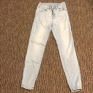 Light Washed American Eagle Jeggings
